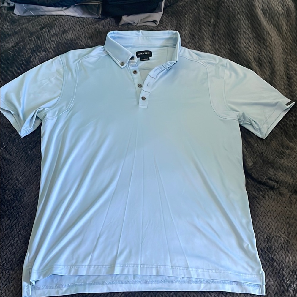 Chase54 Blue Polo Golf Shirt